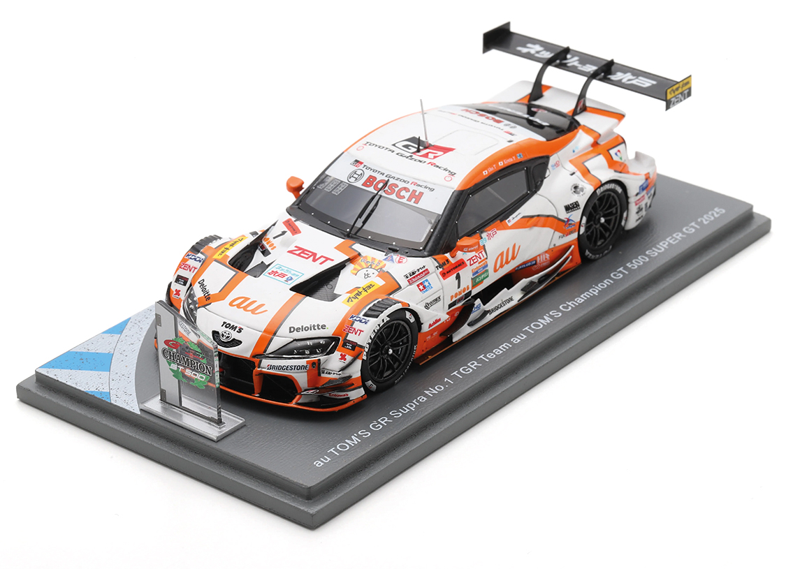 Toyota GR Supra TGR TEAM au TOM'S GT500 Champion Super GT Japan 2025