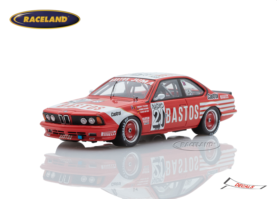 BMW 635 CSi Bastos Juma Racing Team winner 24H Spa 1983