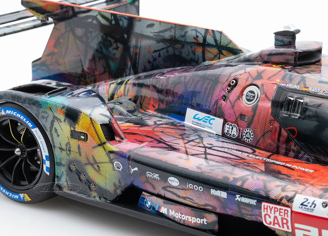 BMW M Hybrid V8 LMDh Team WRT Art Car Julie Mehretu Le Mans 2024