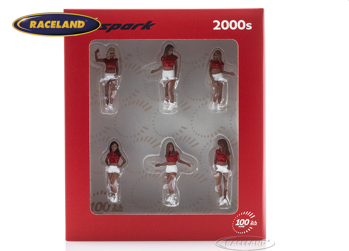 Figuren-Set Grid Girls 2000er Jahre