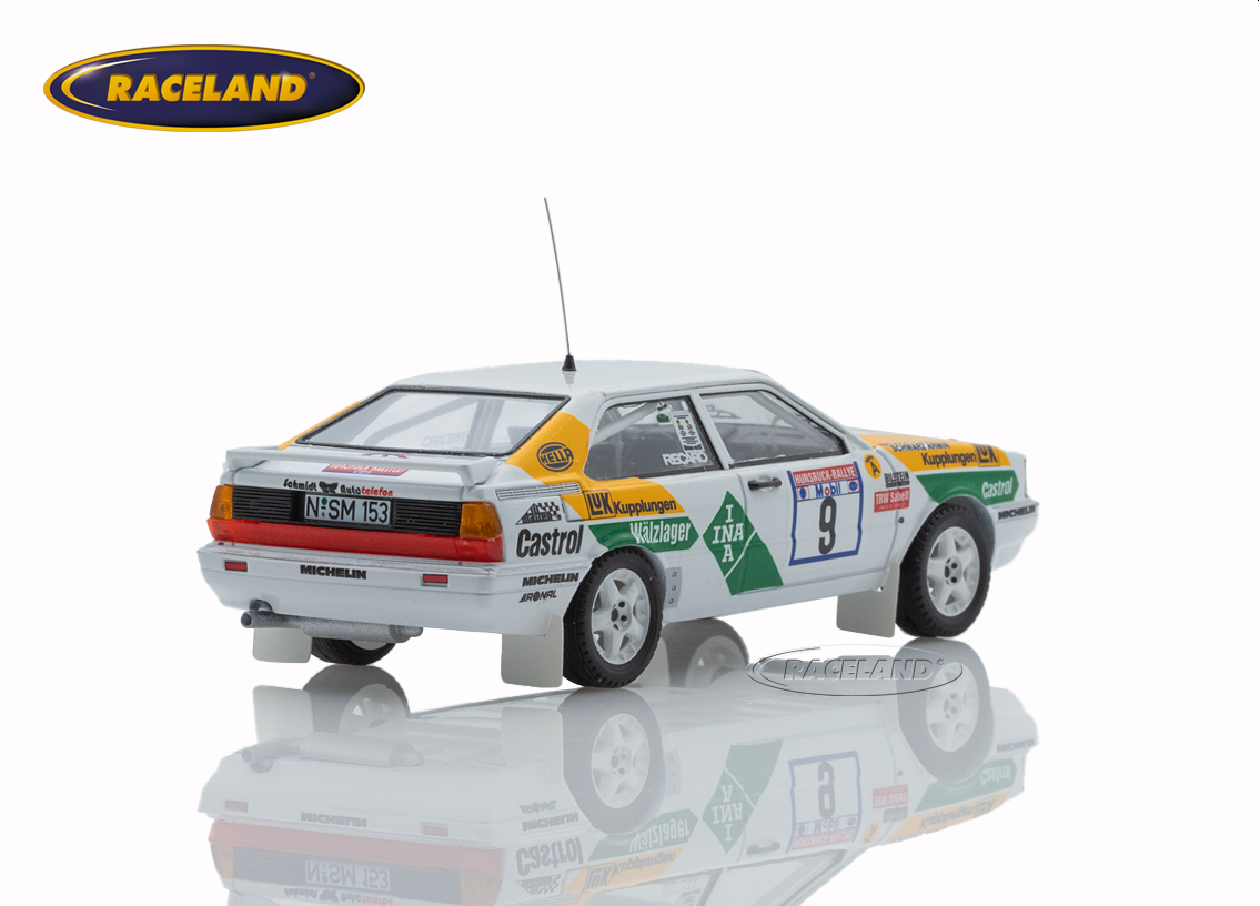 Audi Coupe Quattro Schmidt Motorsport 2° Rallye Hunsrück 1987