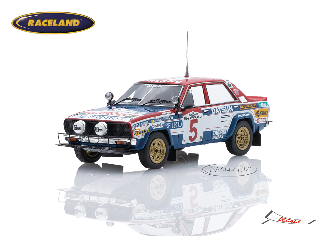 Datsun Violet GT D.T. Dobie Team Datsun 2° Safari Rallye 1981