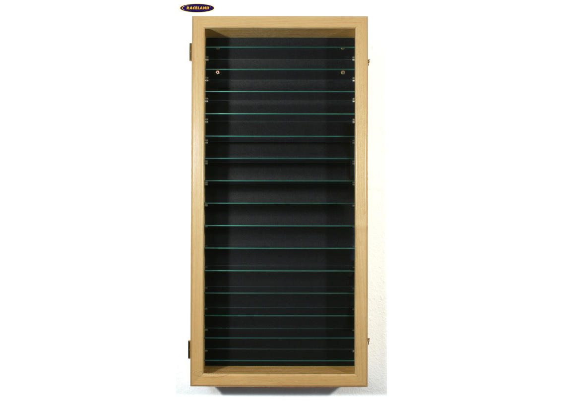 Wandvitrine Raceland, 100% staubdichte Sammlervitrine