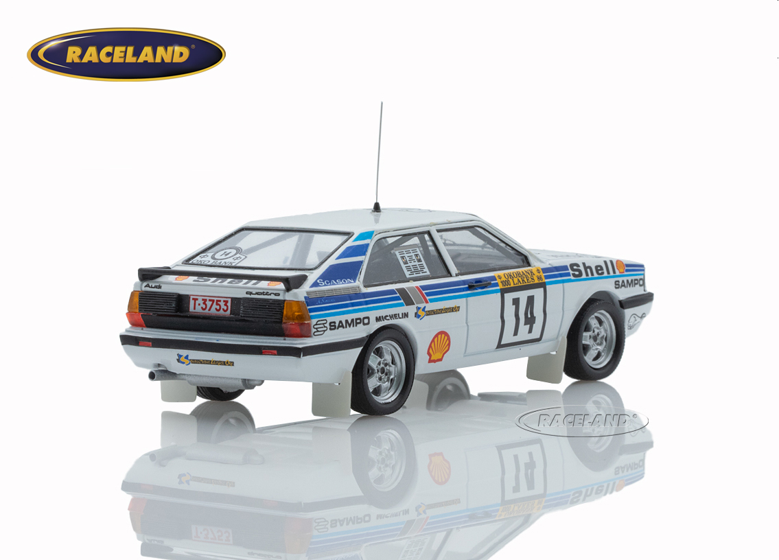 Audi Quattro Coupe VW-Auto 9° 1000 Lakes Rallye 1986