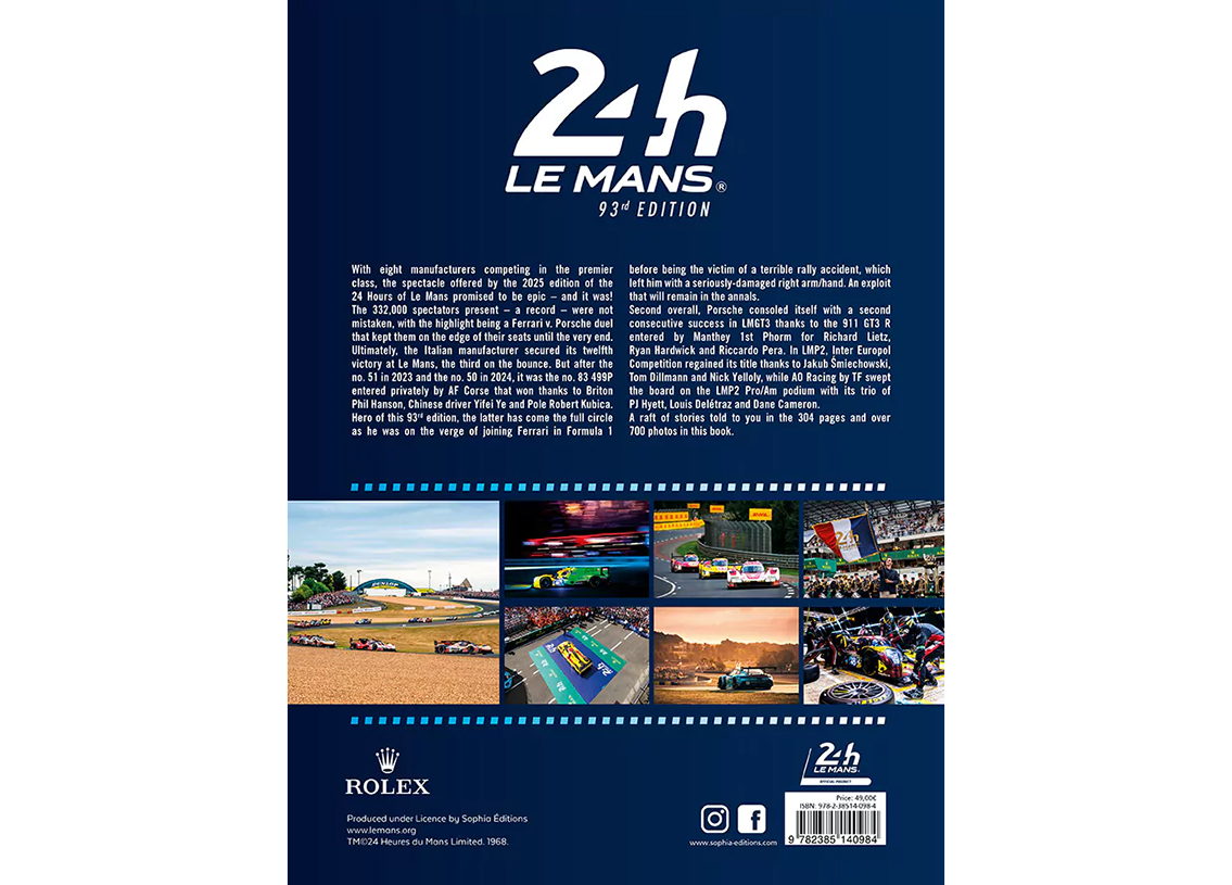 Le Mans 24 Hours 2025 the official ACO yearbook