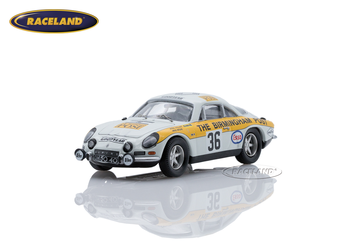 Alpine Renault A110 The Birmingham Post RAC Rallye 1971
