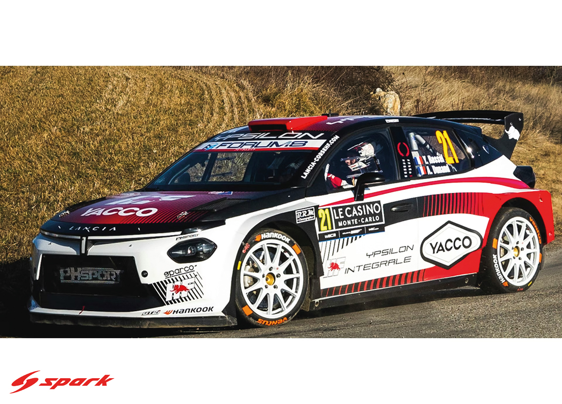 Lancia Ypsilon Rally2 HF Integrale 18° Rallye Monte Carlo 2026