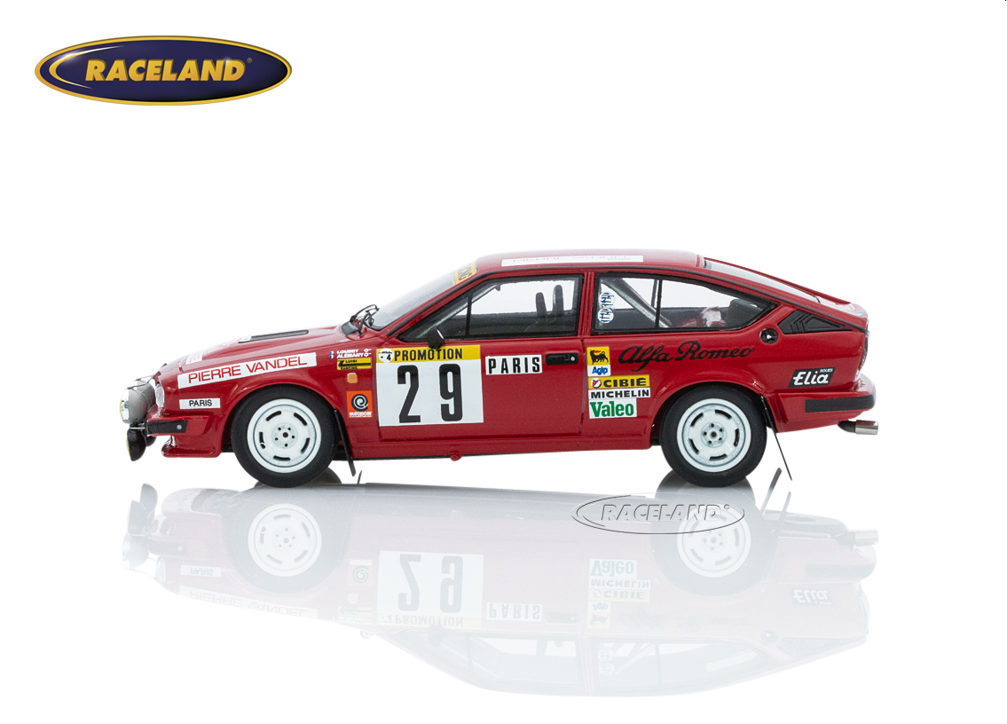 Alfa Romeo Alfetta GTV 6 Luigi Racing 15° Rallye Monte Carlo 1983
