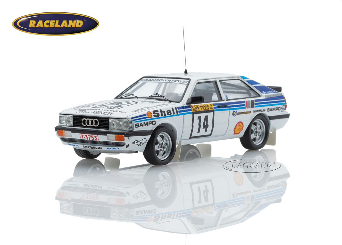 Audi Quattro Coupe VW-Auto 9° 1000 Seen Rallye 1986